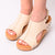 Corkys Carley Wedge Sandals in Cream - Boujee Boutique 