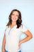 Pol Ribbed Button Down with Lace Trim V Neckline in 2 Colors