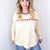 A Touch of Love Patch on Long Sleeve Pullover Top In 2 Colors - Boujee Boutique 