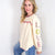 A Touch of Love Patch on Long Sleeve Pullover Top In 2 Colors - Boujee Boutique 