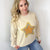 Vintage Stargaze Patch on a Terry Mineral Washed Long Sleeve Pullover in 2 Colors - Boujee Boutique 