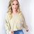 Blooming Stitched Floral Patch Washed Terry Knit Long Sleeve Pullover in 2 Colors - Boujee Boutique 