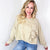 Blooming Stitched Floral Patch Washed Terry Knit Long Sleeve Pullover in 2 Colors - Boujee Boutique 