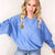 Happy Retro Mood Abstract Joy Long Sleeve Terry Pullover in 3 Colors - Boujee Boutique 