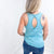 Pol Lace Embroidered Keyhole Open Back Tank Top in 2 colors - Boujee Boutique 