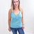 Pol Lace Embroidered Keyhole Open Back Tank Top in 2 colors - Boujee Boutique 