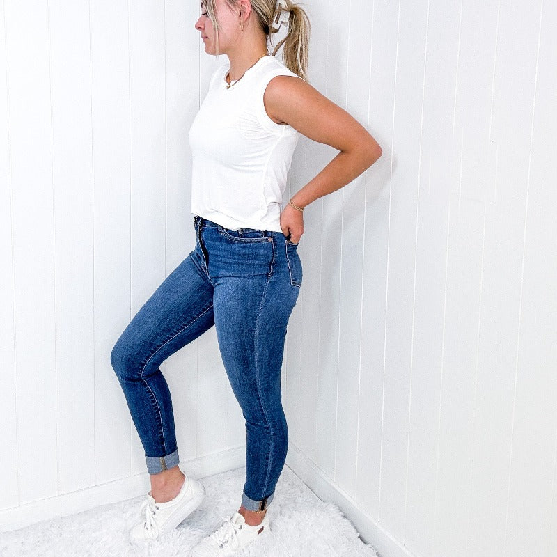 Judy Blue Daphne High Rise Skinny Jeans - Boujee Boutique 