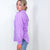 Meet Me at the Pier Lightweight Button Down Top in 7 Colors - Boujee Boutique 