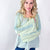 POL Seafoam Green Cozy Dream Ribbed and Crochet Long Sleeve Button Tunic - Boujee Boutique 