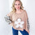 POL Outseamed Dreams Floral Patch Balloon Long Sleeve Pullover - Boujee Boutique 