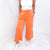 Mineral Washed Soft Terry Cropped Palazzo Sweatpants - Boujee Boutique 