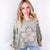 POL Outseamed Dreams Floral Patch Balloon Long Sleeve Pullover in 3 Options - Boujee Boutique 