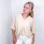 Andree By Unit Up For Anything V-Neck Blouse in Taupe - Boujee Boutique 