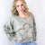 POL Outseamed Dreams Floral Patch Balloon Long Sleeve Pullover in 3 Options - Boujee Boutique 