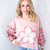 POL Outseamed Dreams Floral Patch Balloon Long Sleeve Pullover in 3 Options - Boujee Boutique 