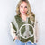 POL Patchwork Peace and Soul Oversized Floral and Knit Sweater Knit Long Sleeve Hoody in 5 Options - Boujee Boutique 