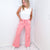 Risen Blush High Waist Wide Leg Cargo Pants - Boujee Boutique 