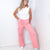 Risen Blush High Waist Wide Leg Cargo Pants - Boujee Boutique 