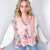 POL Patchwork Peace and Soul Oversized Floral and Knit Sweater Knit Long Sleeve Hoody in 5 Options - Boujee Boutique 