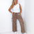 Fun on Fridays Mineral Washed Terry Knit Wide Leg Pull On Cargo Pants in Mocha - Boujee Boutique 