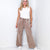 Fun on Fridays Mineral Washed Terry Knit Wide Leg Pull On Cargo Pants in Mocha - Boujee Boutique 