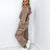 Fun on Fridays Mineral Washed Terry Knit Wide Leg Pull On Cargo Pants in Mocha - Boujee Boutique 