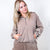 Fun on Fridays Mineral Washed Terry Knit Pullover Hoodie in Mocha - Boujee Boutique 