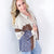 POL Boho Chic Patchwork with Vintage Flair Long Sleeve Jacket - Boujee Boutique 