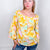 Bright Tropical Floral On or Off the Shoulder Bell Sleeve Blouse - Boujee Boutique 