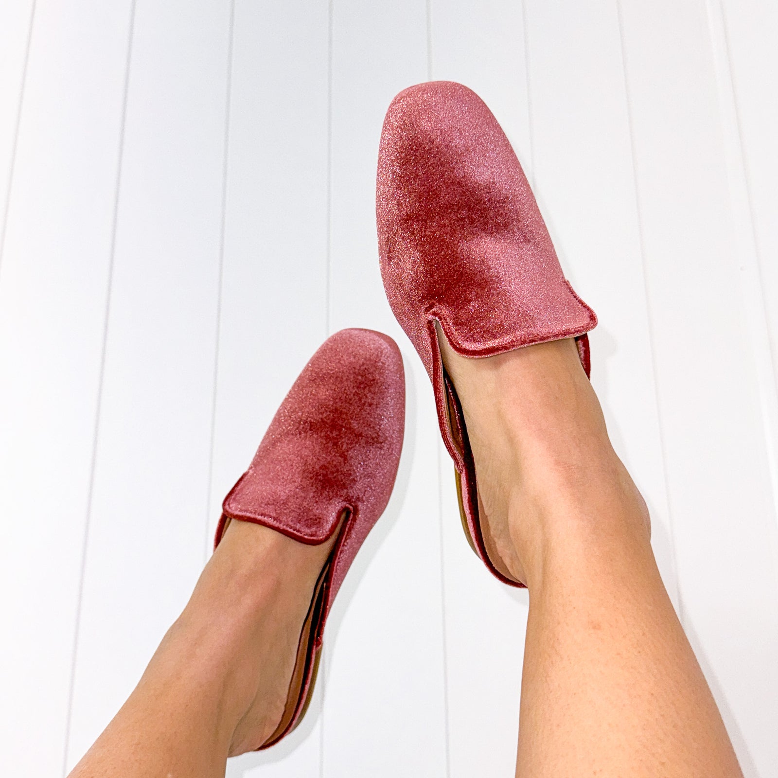 Corky s Spotlight Blush Velvet Slip on Shoes Boujee Boutique