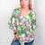 Florence V Neckline Flutter Short Sleeve Blouse - Boujee Boutique 