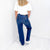 Judy Blue Jetsetter High Waist Dark Cargo Wide Leg Jeans - Boujee Boutique 