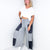 Pol Free Spirit Flow Cropped Layered Raw Hem Ribbed Palazzo Pants in 2 Colors - Boujee Boutique 