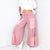 Pol Free Spirit Flow Cropped Layered Raw Hem Ribbed Palazzo Pants in 2 Colors - Boujee Boutique 