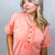 Bright Detailed Button Closure Scoop Neckline Short Sleeve Top in 7 Colors - Boujee Boutique 