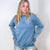 Relax and Recharge Lightweight Crewneck Pullover in 4 Colors - Boujee Boutique 