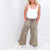 Mineral Washed Soft Terry Cropped Palazzo Sweatpants - Boujee Boutique 