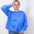 Easel Mineral Washed Pleated Wrist Long Sleeve Top in 4 Colors - Boujee Boutique 