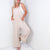 Pol Girly Almond Floral Patch Ribbed Jumpsuit - Boujee Boutique 