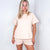 Sunbeam Bliss Short Sleeve Pullover with Shorts Set in 2 Colors - Boujee Boutique 