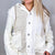 POL Keep it Casual Cream and Beige Waffle Knit and Puff Lightweight Hoodie Jacket - Boujee Boutique 