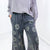 Be Happy Cropped Wide Leg Raw Hem Palazzo Pants in Washed Black - Boujee Boutique 