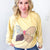 Boho Butterfly Patch and Embroidered Long Sleeve Knit Top In 3 Options