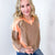 Tell A Story Color Block Washed Terry Long Sleeve Pullover In 2 Options