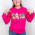 Pink Gingerbread Latte Christmas Sweatshirt