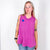 A Few of My Favorite Things Round Neck Tank in Fuchsia - Boujee Boutique 