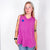 A Few of My Favorite Things Round Neck Tank in Fuchsia - Boujee Boutique 