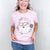 Pink Groovy Santa Short Sleeve Graphic Tee