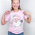 Pink Groovy Santa Short Sleeve Graphic Tee