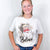 Believe Leopard Print Santa and Snowflake Graphic Tee